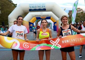 Alba López ganó una novena edición de récord de la carrera ‘Valencia contra el Cáncer’