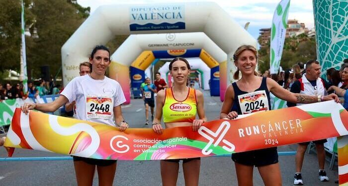 Alba López ganó una novena edición de récord de la carrera ‘Valencia contra el Cáncer’