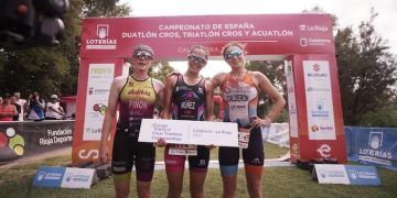 Alba Núñez se coronó en el campeonato de España de triatlón cros 2026 en Calahorra