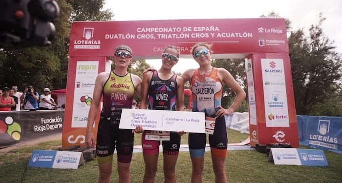 Alba Núñez se coronó en el campeonato de España de triatlón cros 2026 en Calahorra