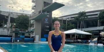 Ana Carvajal rozó la medalla en una gran final mundial júnior de plataforma en Río de Janeiro