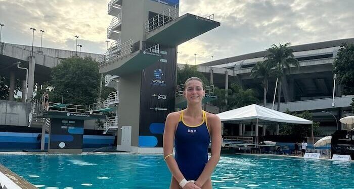 Ana Carvajal rozó la medalla en una gran final mundial júnior de plataforma en Río de Janeiro