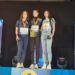 Andrea Medina logró el oro en pentatlón en el campeonato de España en pista corta de Ourense