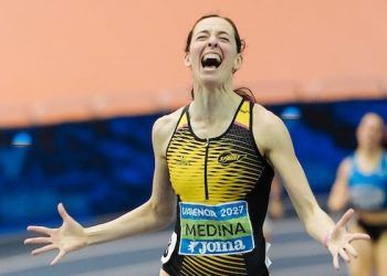 Fátima Diame conquistó su octavo título de campeona de España de longitud en pista cubierta