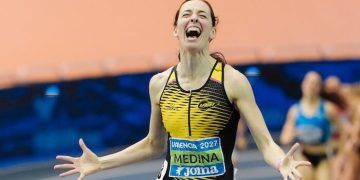 Fátima Diame conquistó su octavo título de campeona de España de longitud en pista cubierta