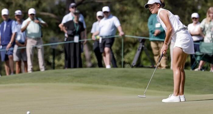 Andrea Revuelta concluyó segunda en el Augusta National Women’s Amateur