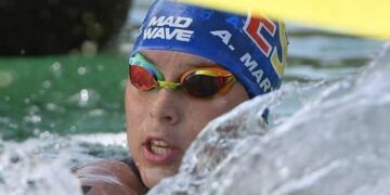 Ángela Martínez, sexta en los 10K de la Copa del Mundo de aguas abiertas en Setúbal