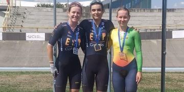 Eva Anguela, en puntuación y en eliminación, e Izzy Escalera, en scratch, logran el oro en Eslovenia