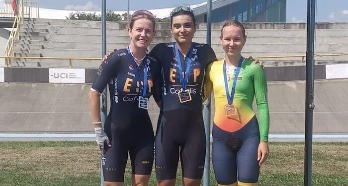 Eva Anguela, en puntuación y en eliminación, e Izzy Escalera, en scratch, logran el oro en Eslovenia