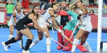 Argentina doblegó con un arranque demoledor a una España gris en la segunda fase del Mundial