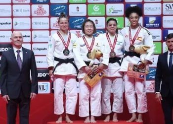 Ariela Sánchez, bronce en la categoría de -63 kilos en el Grand Slam de Budapest 2026