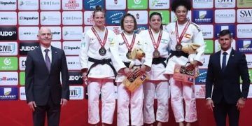 Ariela Sánchez, bronce en la categoría de -63 kilos en el Grand Slam de Budapest 2026