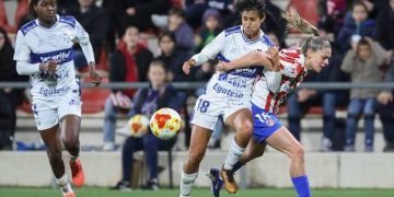 El Atlético tomó ventaja con un gol de Gio ante el Tenerife en la ida de semis de la Copa de la Reina