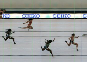 El 4×100 femenino, quinto en el Mundial con un nuevo récord de España