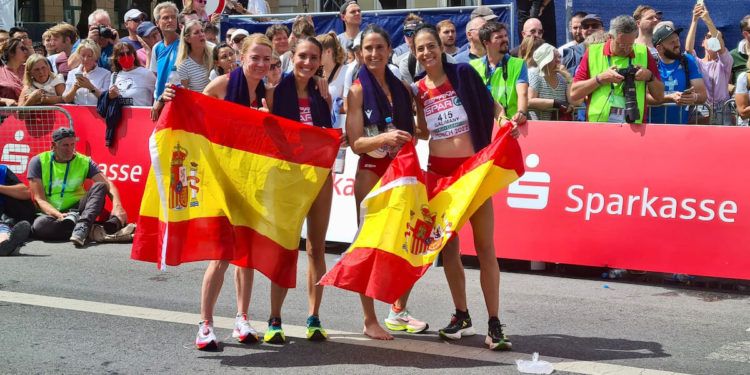 España logra la plata europea por equipos en el maratón de Munich