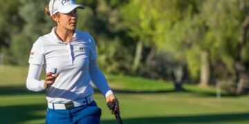 Azahara Muñoz da un valioso paso adelante para mantener la carta en el LPGA