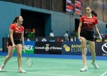 España se quedó a un paso de cuartos de final de los campeonatos de Europa junior de bádminton