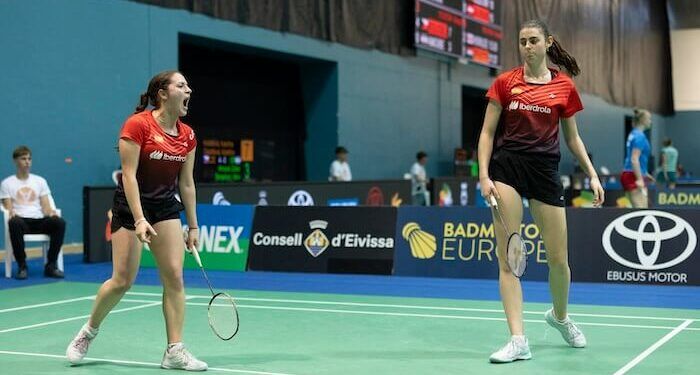 España se quedó a un paso de cuartos de final de los campeonatos de Europa junior de bádminton