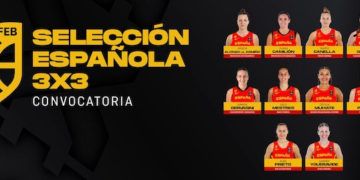 Estas son las diez jugadoras convocadas para el Preolímpico de baloncesto 3×3 de Debrecen