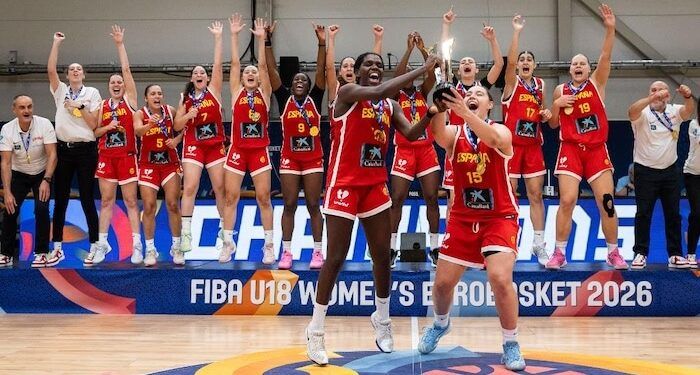 España revalidó su corona y sumó su séptimo título continental sub’18 tras ganar a Francia