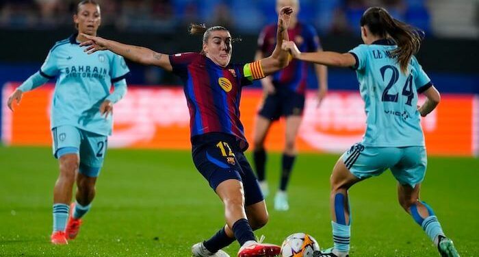 El Barcelona arrolló al París FC en la Champions