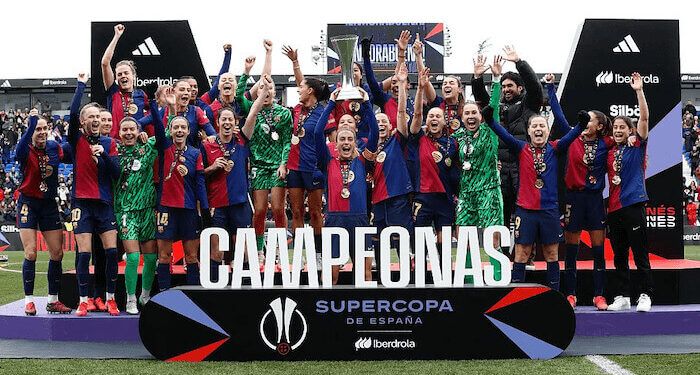 El Barcelona conquistó su quinta Supercopa