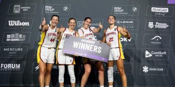 España, oro en el torneo de basket 3×3 de Debrecen