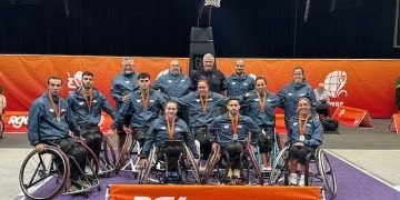 España conquistó sendas medallas de plata en los Mundiales 3×3 de basket en silla de Sudáfrica