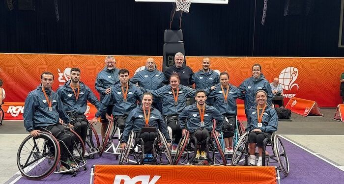 España conquistó sendas medallas de plata en los Mundiales 3×3 de basket en silla de Sudáfrica