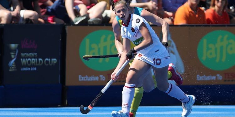 Berta Bonastre se despide de la selección española de hockey hierba