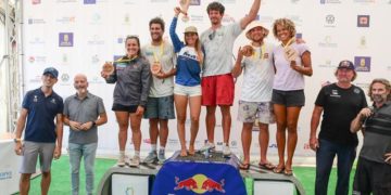 Blanca Alabau y Enrico Marotti, campeones del mundo de Slalom en Gran Canaria