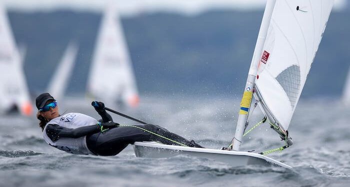 Blanca Ferrando, subcampeona del mundo de ILCA 4 en Dinamarca