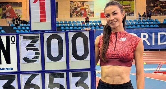 Blanca Hervás registró la mejor marca española de siempre en 300 metros