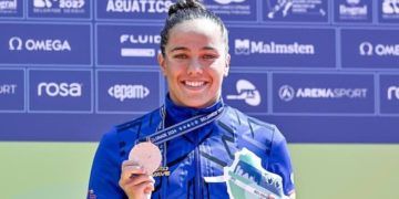 Candela Sánchez, bronce europeo en los 25 kilómetros en aguas abiertas