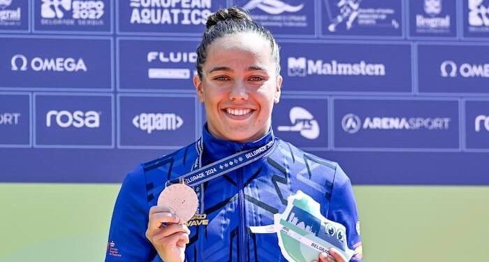 Candela Sánchez, bronce europeo en los 25 kilómetros en aguas abiertas