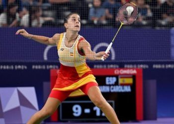 Carolina Marín ganó con solvencia ante Stadelman en su regreso a los Juegos
