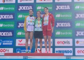 Carolina Robles, campeona de España de cross en Getafe