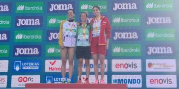 Carolina Robles, campeona de España de cross en Getafe