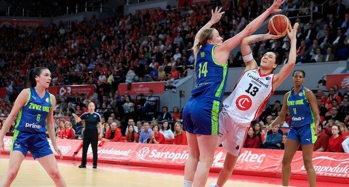 El Casademont Zaragoza derrotó al USK Praga, vigente campeón, para meterse en la Final a Seis