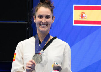 La taekwondista Cecilia Castro, subcampeona en los Juegos Europeos de Cracovia