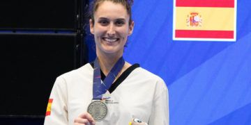 La taekwondista Cecilia Castro, subcampeona en los Juegos Europeos de Cracovia