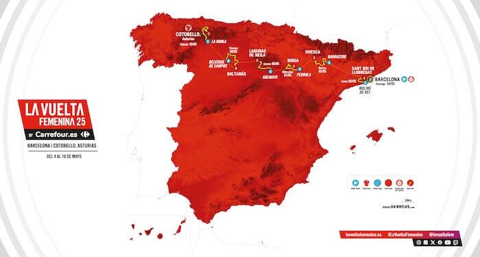 La Vuelta 2025: De Barcelona a Asturias, con la etapa más dura de siempre