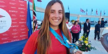 Claudia Adán, subcampeona de Europa de ILCA 6
