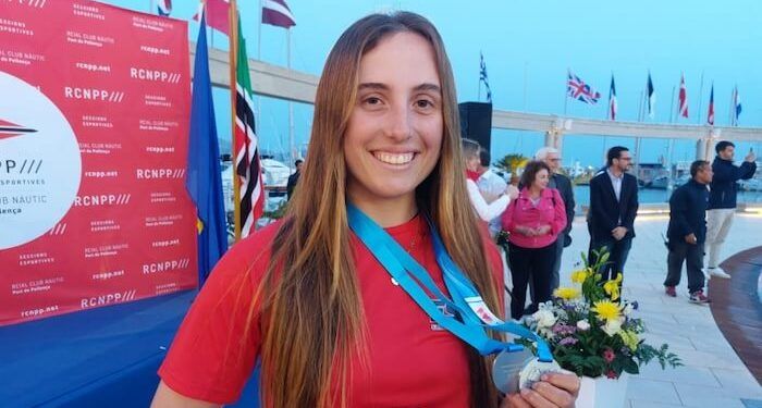 Claudia Adán, subcampeona de Europa de ILCA 6