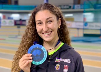 Claudia Conte logra marca de talla internacional