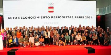 El COE homenajea a los periodistas españoles que estuvieron en París 2024