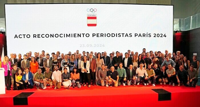 El COE homenajea a los periodistas españoles que estuvieron en París 2024