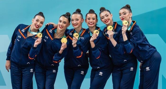 España revalidó el título de campeona de Europa por conjuntos