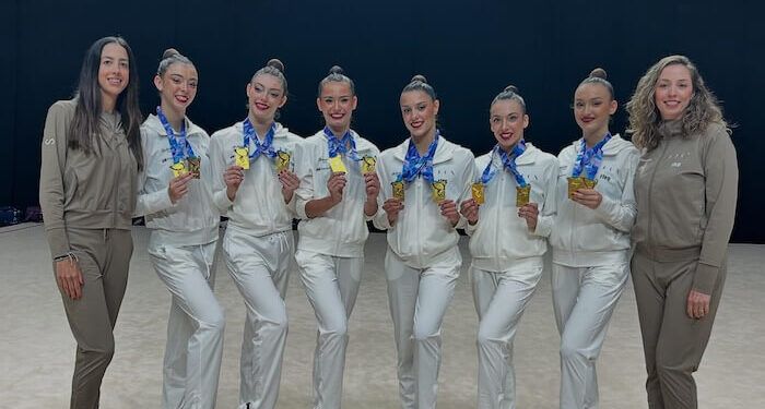 España completó el pleno y sumó su tercer oro al imponerse en la final 2 aros y 3 pelotas