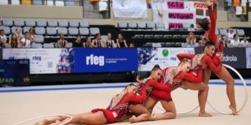 La delegación valenciana de gimnasia rítmica brilló sobre el tapiz antes de viajar a París 2024